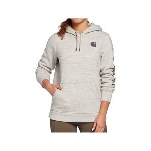 Carhartt W  Size Med. 8-10 Gray Relaxed Fit Clarksburg Graphic Sleeve Hoodie